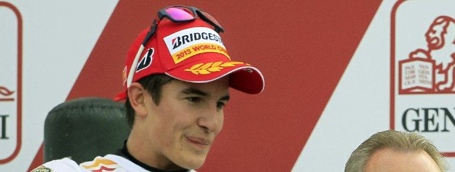 El campeón del mundo de Moto GP, el piloto español Marc Márquez.