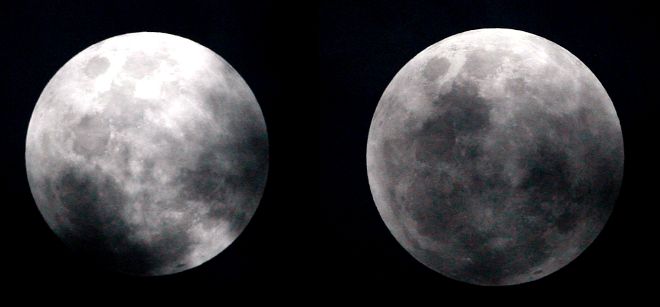 Imágenes de la Luna.