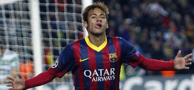 El delantero del FC Barcelona Neymar jr.