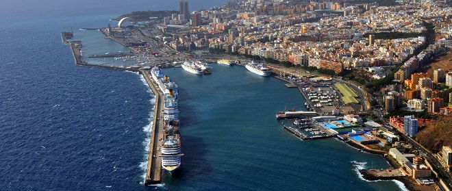 Cruceros en Santa Cruz de Tenerife.