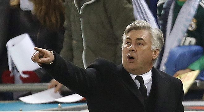 El entrenador italiano del Real Madrid, Carlo Ancelotti.