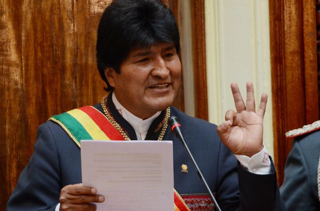 Fotografía cedida por la Agencia Boliviana de Información (ABI).
