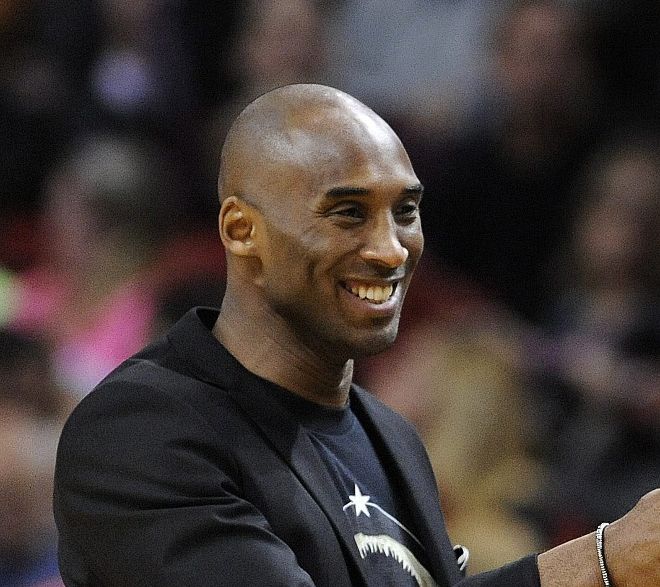 El defensor de Los Ángeles Lakers Kobe Bryant.
