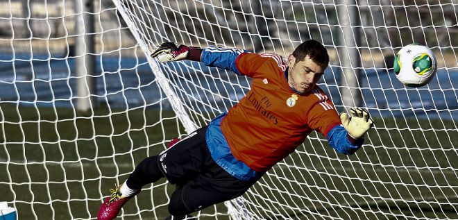 El guardameta del Real Madrid, Iker Casillas.