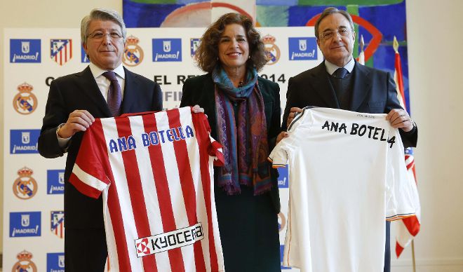 Los presidentes, con Ana Botella.