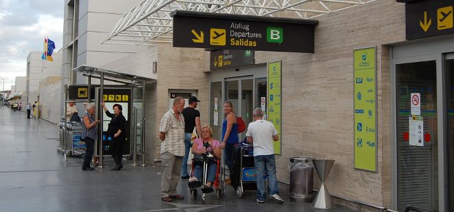 Terminal del Aeropuerto Reina Sofía.