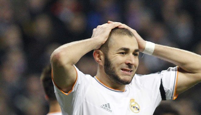 El delantero francés del Real Madrid Karim Benzema.
