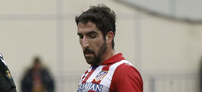 El centrocampista del Atlético de Madrid Raúl García.