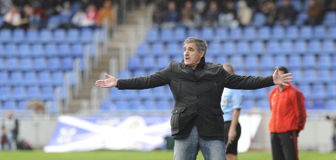 Paco Herrera, técnico del Zaragoza.