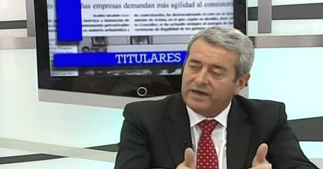 El vicepresidente primero y consejero de Bienestar, Sanidad y Dependencia del Cabildo, Aurelio Abreu, en una entrevista en El Día televisión.