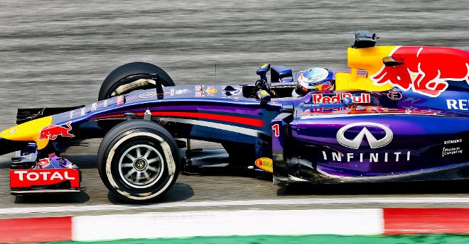 El piloto alemán Sebastian Vettel (Red Bull).