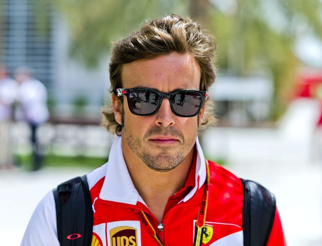 El piloto de Fórmula Uno español Fernando Alonso.