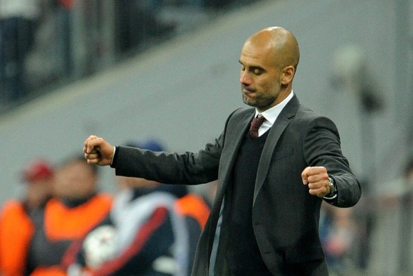 El técnico del Bayern Múnich, el español Pep Guardiola .