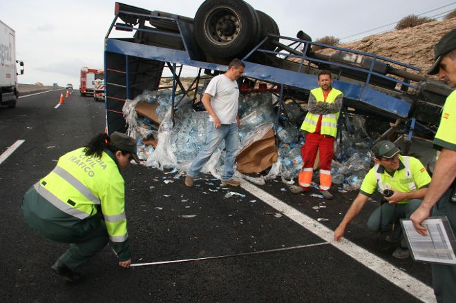 Uno de los últimos accidentes sucedido en Tenerife.