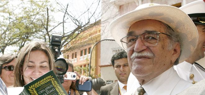 07 del Premio Nobel de Literatura Gabriel García Márquez, firmando ejemplares de la edición especial de su obra 
