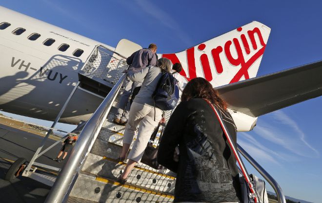 La aerolínea Virgin Australia.