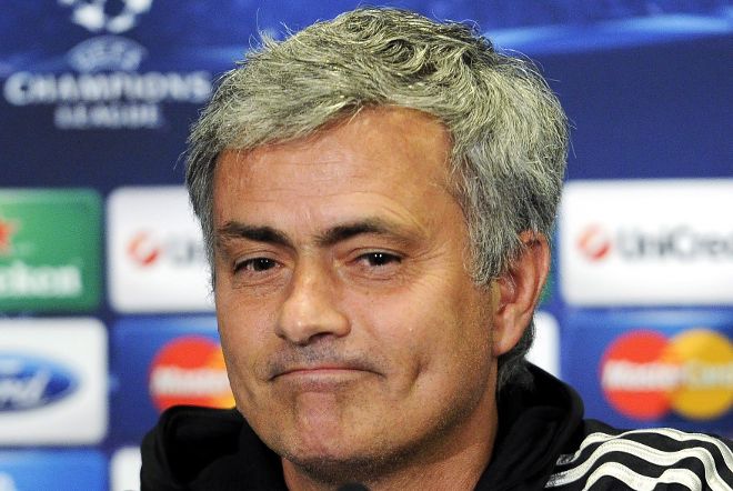 El técnico del Chelsea británico, José Mourinho.