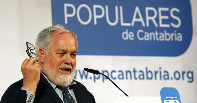 El candidato popular a las elecciones europeas, Miguel Arias Cañete.