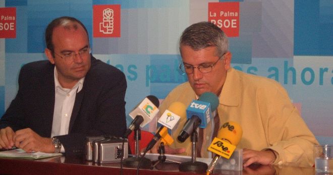 Anselmo Pestana (i) y Manuel Marcos Pérez, en una imagen de archivo.