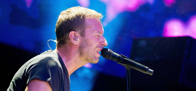 Chris Martin, solista de Coldplay.