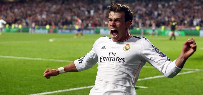 Gareth Bale su gol (2-1) que daba virtualmente la Champions al Real Madrid.
