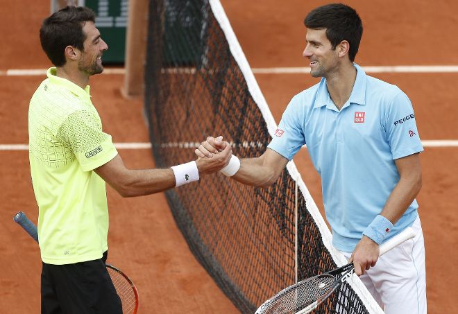 Djokovic y Chardy.
