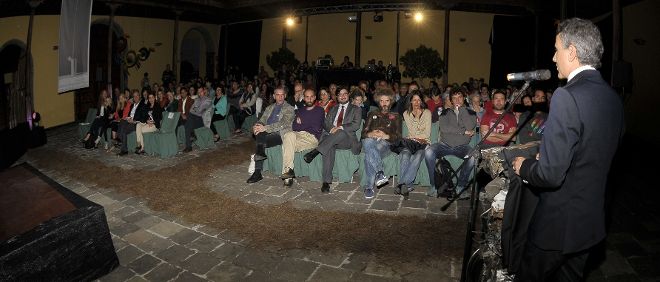 Un momento de la inauguración del Festival Internacional de Cine Medioambiental de Canarias, que se clausura este domingo.