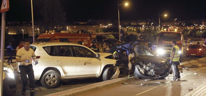 Un accidente de tráfico en Salamanca.