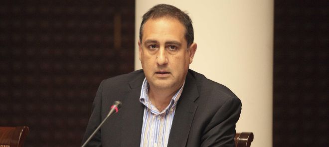 El diputado popular Felipe Afonso El Jaber durante su comparencia en comisión parlamentaria.