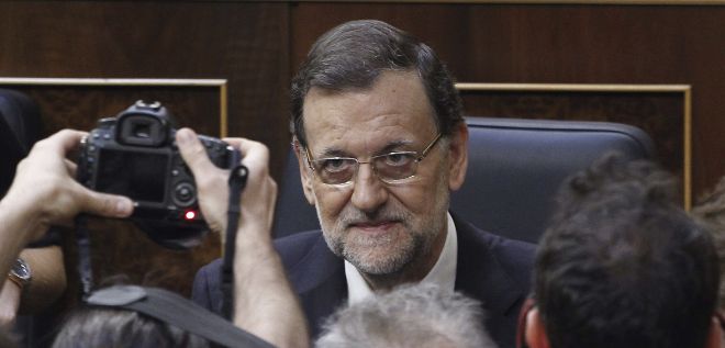 El presidente del Gobierno, Mariano Rajoy, es fotografiado.