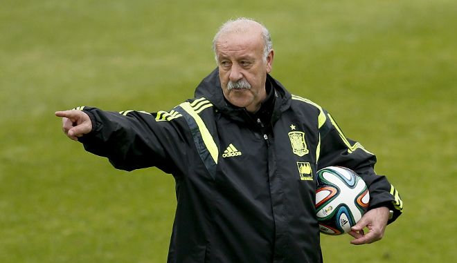El entrenador de la selección de España Vicente del Bosque.