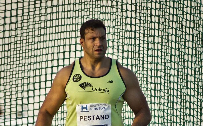 El atleta Mario Pestano.