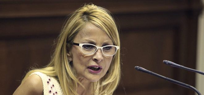 La portavoz del Partido Popular en el Parlamento de Canarias, María Australia Navarro.