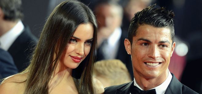 Cristiano Ronaldo junto a Irina Shayk.