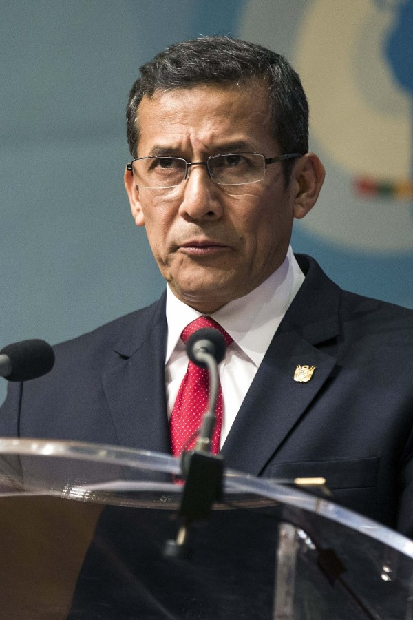 El presidente de Perú, Ollanta Humala.