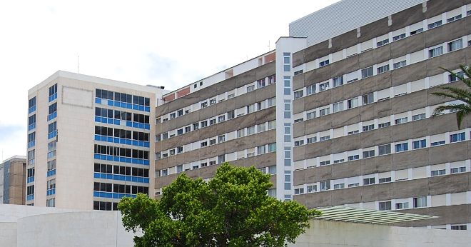 Panorámica del Hospital Universitario de Canarias.