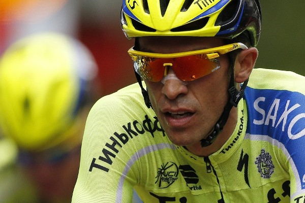 El ciclista español del equipo Saxo Tinkoff Alberto Contador.