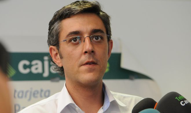 El socialista Eduardo Madina en Tenerife.