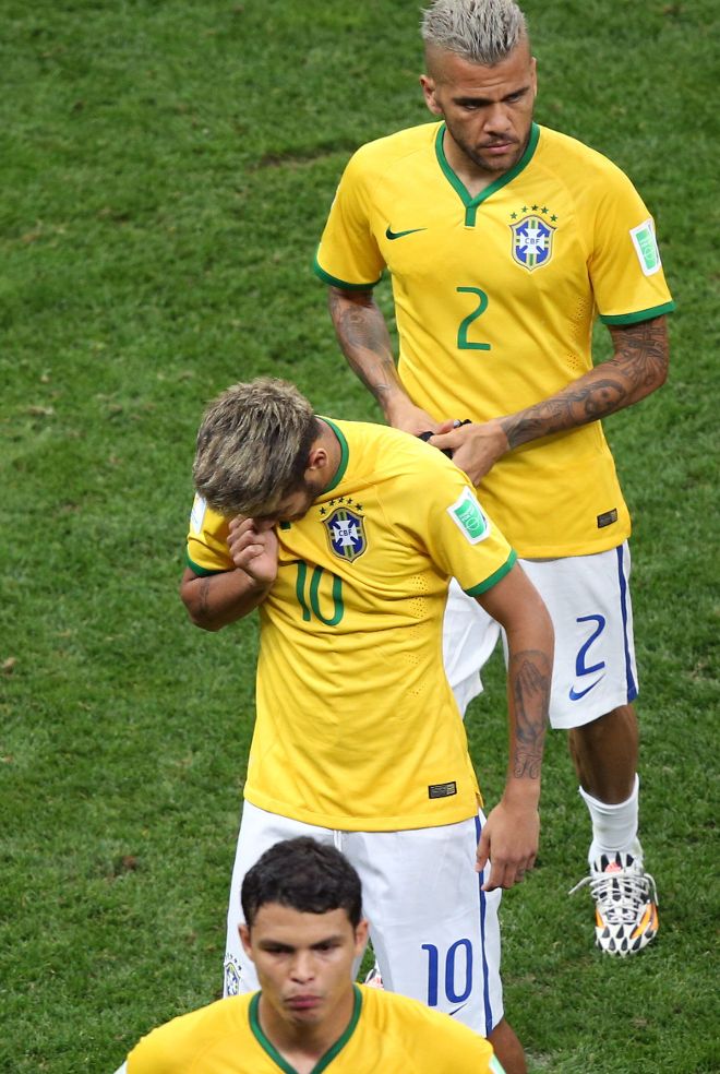 La retirada de los brasileños.