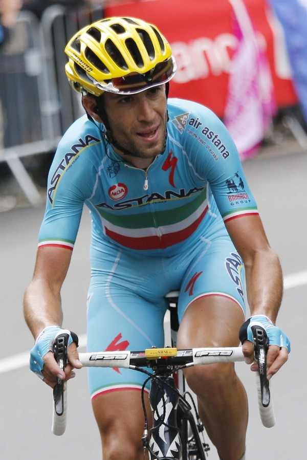 El ciclista italiano del Astana, Vincenzo Nibali.