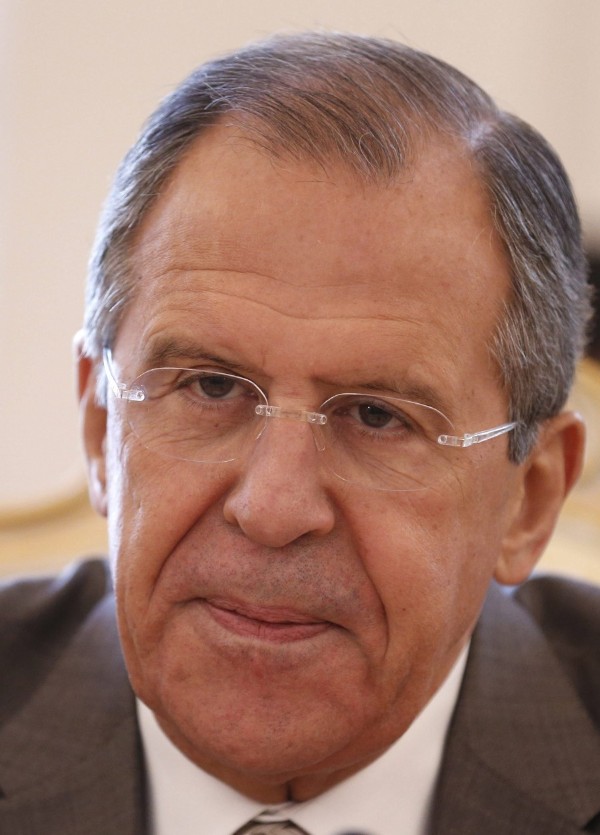 El ministro ruso de Asuntos Exteriores, Sergey Lavrov.