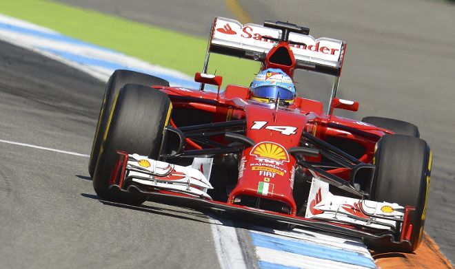 El piloto español del equipo Ferrar, Fernando Alonso.