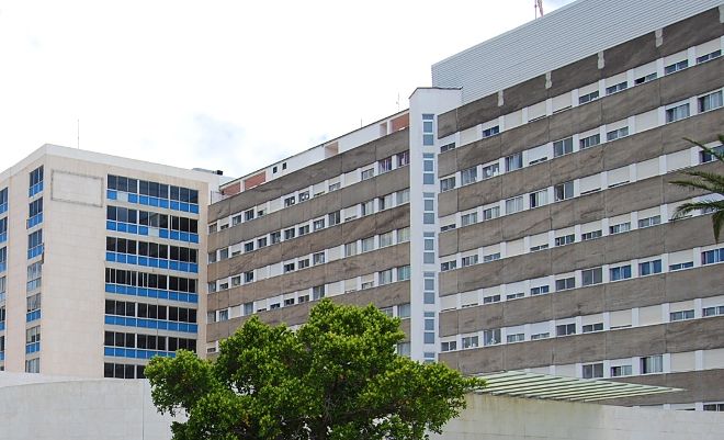 Panorámica del Hospital Universitario de Canarias.