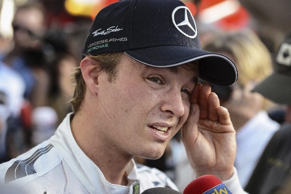 El piloto alemán del equipo Mercedes AMG Petronas de Fórmula Uno, Nico Rosberg.