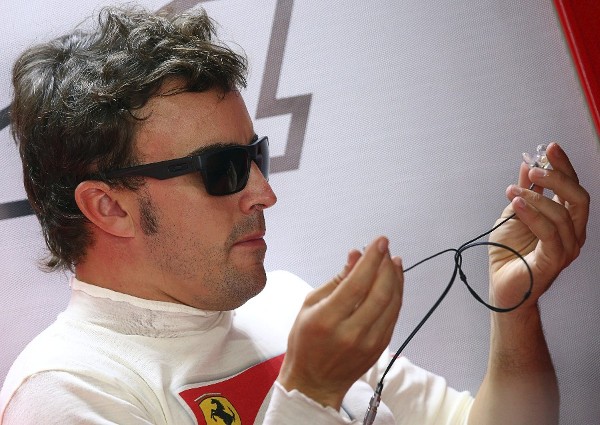 El piloto español Fernando Alonso, de la escudería Ferrari.