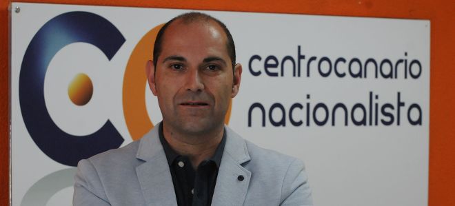 El Secretario Federal del Centro Canario Nacionalista, CCN, Alfonso López.
