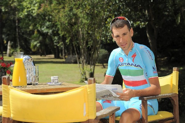 El líder de la general del Tour de Francia, el ciclista italiano Vincenzo Nibali.