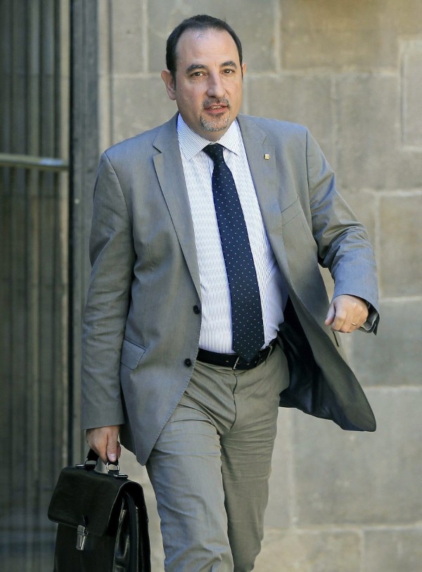 El conseller de Interior de la Generalitat y nuevo secretario general de CIU, Ramon Espadaler.