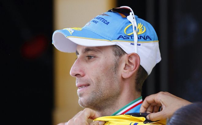 El ciclista italiano del Astana, Vincenzo Nibali.