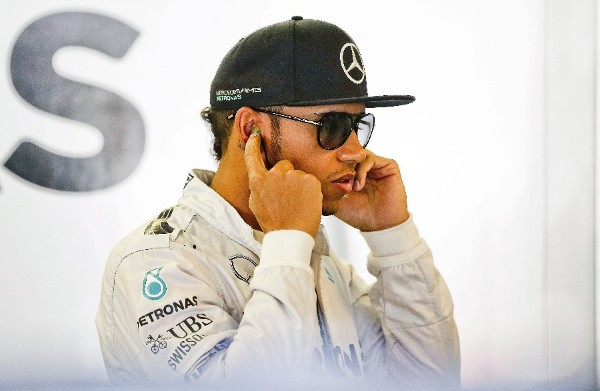 El piloto británico de Fórmula Uno de Mercedes, Lewis Hamilton.
